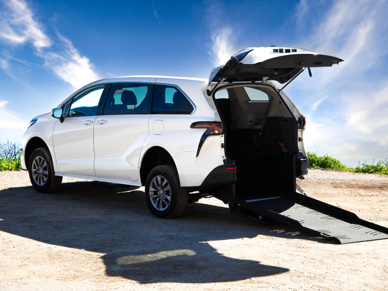 Available to Order - 2024 Toyota Sienna with Extra Wide/Long Rear Entry Conversion